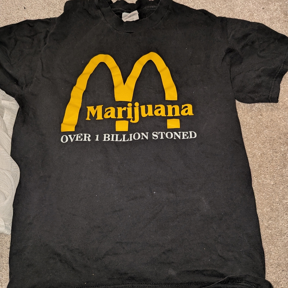 Maryjane Black Tee Women Size Sm